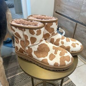 Cow print Ugg Boots
